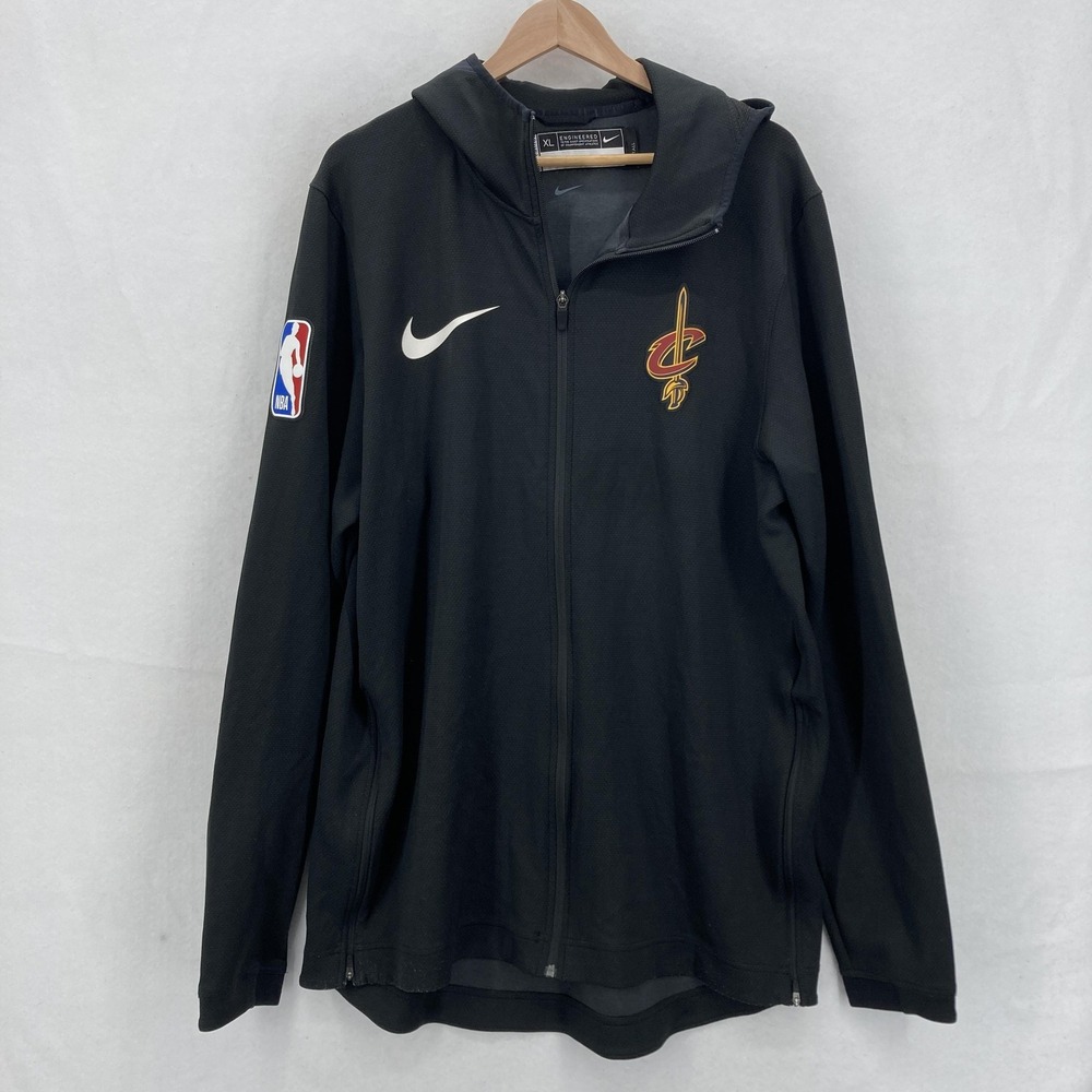 Cleveland Cavaliers Jacket Mens XL Tall NBA Basketball Nike Hoodie Full Zip Gym
